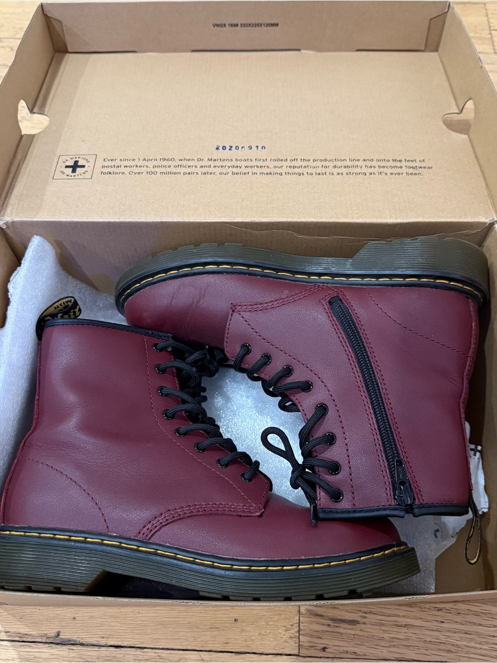 Dr. Marten’s 1406 Y Boots, Cherry Red